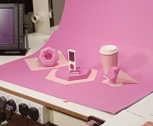 Kaleido - Card Pink